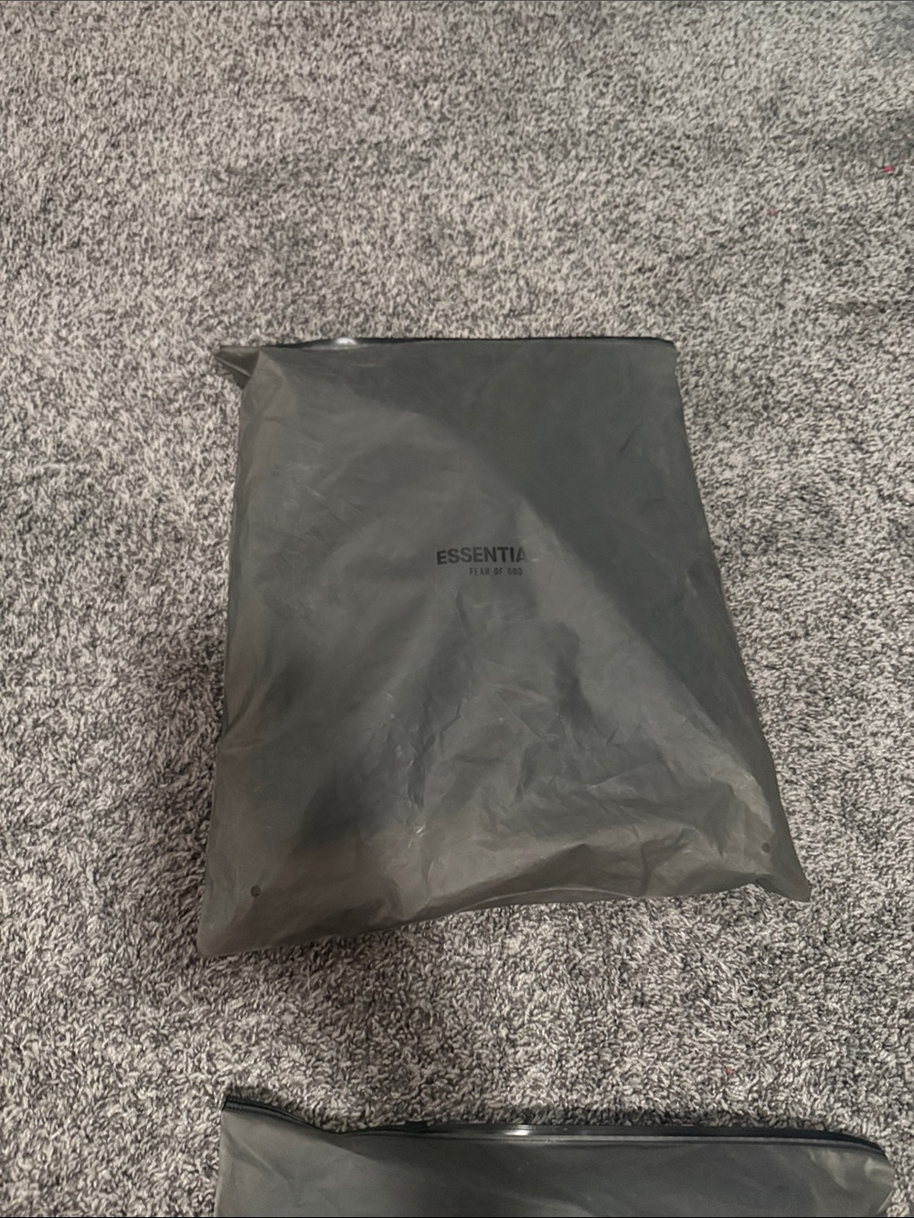 ESSENTIALS Black hoodie